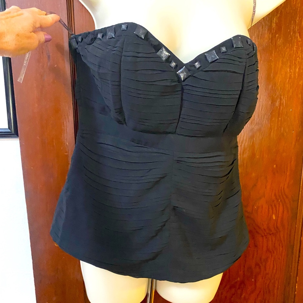 Vintage Black bandeau top Forever 21